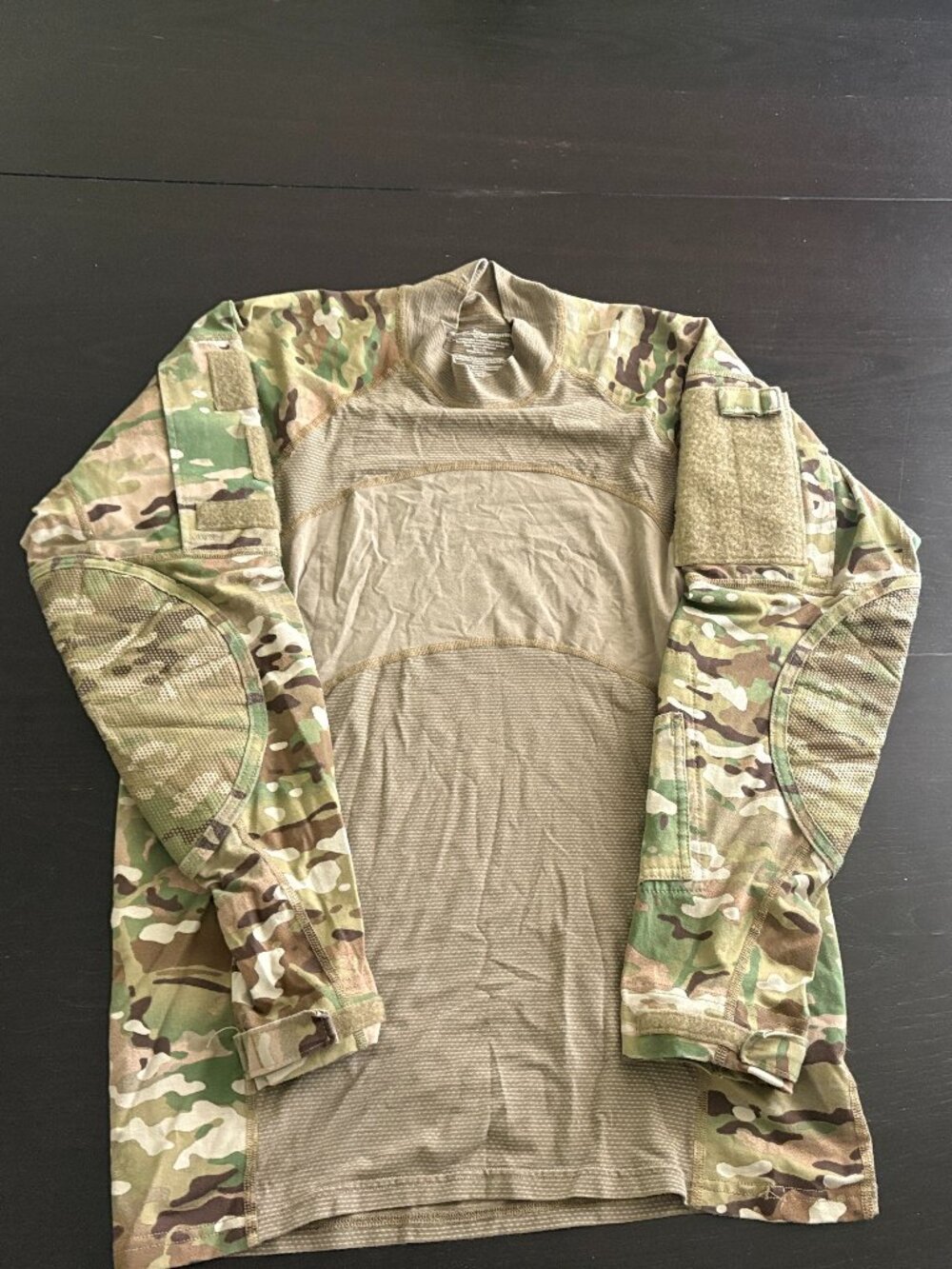 Mens US Army Combat Flame Resistant Longsleeve Pullover Shirt Size Medium
